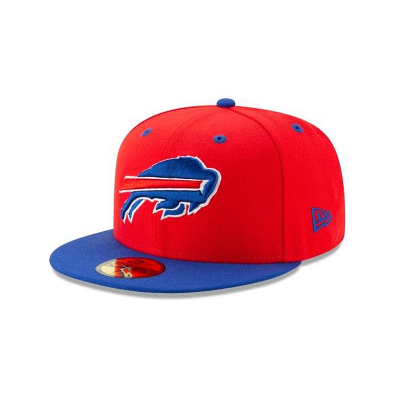 NFL Buffalo Bills 2tone 59Fifty Fitted (LLD2694) - Red New Era Caps